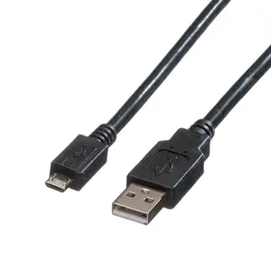 USB Kabel USB-A/USB-B Stecker/Stecker Schwarz 0,8m USB Kabel USB-A/USB-B Stecker/Stecker Schwarz 0,8m