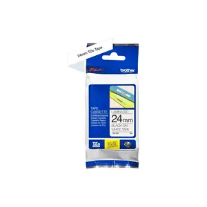 Bredher Ribbon 24mm black to white for P-Touch 2420PC/9200DX Bredher Ribbon 24mm black to white for P-Touch 2420PC/9200DX