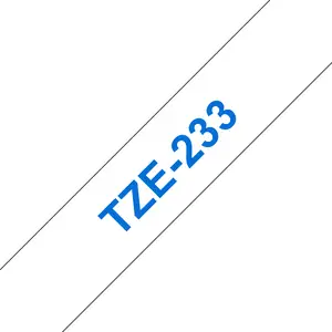 TZE233 Schriftbandkassette blau auf weiß für P-Touch GL-H105, PT-1000, 1010, 1080, 1090, 1280, 1290, 2030, 2470, 2730, 9700, 9800, H75 TZE233 Schriftbandkassette blau auf weiß für P-Touch GL-H105, PT-1000, 1010, 1080, 1090, 1280, 1290, 2030, 2470, 2730, 9700, 9800, H75