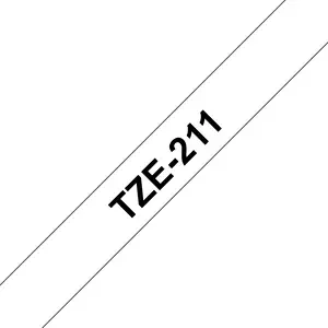 Schriftband 6mmx8m schwarz auf weiß für P-Touch 200/300/500 Serie Schriftband 6mmx8m schwarz auf weiß für P-Touch 200/300/500 Serie