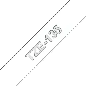 Bredher band TZE135 12mmx8m white to transparent Bredher band TZE135 12mmx8m white to transparent