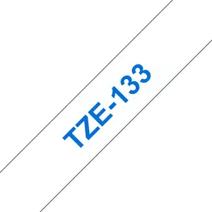 Bredher TZE133 bandcassette blue to transparent for P-Touch GL-H105, PT-1000, 1010, 1080, 1090, 1280, 1290, 203 Bredher TZE133 bandcassette blue to transparent for P-Touch GL-H105, PT-1000, 1010, 1080, 1090, 1280, 1290, 203