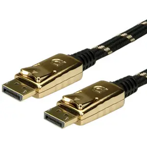 DisplayPort Kabel DisplayPort/DisplayPort Stecker/Stecker Schwarz/gold 2m DisplayPort Kabel DisplayPort/DisplayPort Stecker/Stecker Schwarz/gold 2m