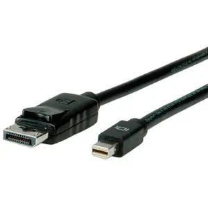 Kabel DisplayPort/Mini DisplayPort Stecker/Stecker schwarz 2m Kabel DisplayPort/Mini DisplayPort Stecker/Stecker schwarz 2m