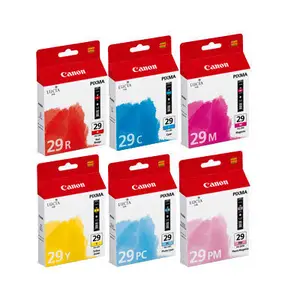 Ink Cartridge PGI-29 cyan, yellow, magenta, photo cyan, photo magenta, red Multipack Ink Cartridge PGI-29 cyan, yellow, magenta, photo cyan, photo magenta, red Multipack