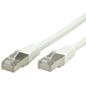 Patch cable RJ-45 S/FTP Cat6 White 10m