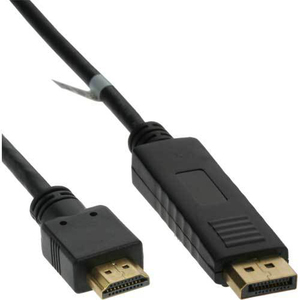Kabel DisplayPort/HDMI Stecker/Stecker Schwarz 2 m
