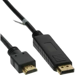 Kabel DisplayPort/HDMI Stecker/Stecker Schwarz 2 m Kabel DisplayPort/HDMI Stecker/Stecker Schwarz 2 m