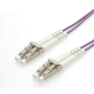 LWL Duplexkabel 50/125µm LC/LC violett 10 m LWL Duplexkabel 50/125µm LC/LC violett 10 m