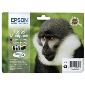 Espon Ink Cartridge T0895 DURABrite black yellow magenta cyan Multipack Espon Ink Cartridge T0895 DURABrite black yellow magenta cyan Multipack