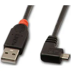 USB2.0 Anschlusskabel Typ A/Micro-B 90° gewinkelt 0,5m USB2.0 Anschlusskabel Typ A/Micro-B 90° gewinkelt 0,5m