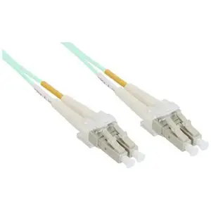 LWL Duplexkabel OM3 LC/LC 50/125µm Türkis 5m LWL Duplexkabel OM3 LC/LC 50/125µm Türkis 5m