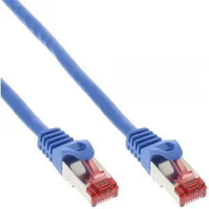 Patchkabel RJ-45 S/FTP Cat6 Blau 10 m Patchkabel RJ-45 S/FTP Cat6 Blau 10 m