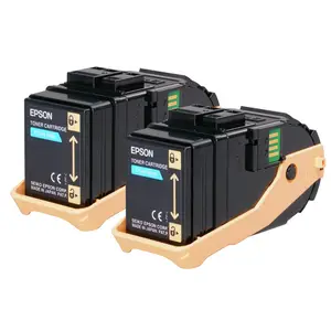 Toner C13S050608 ca. 7500 pages cyan Twinpack Toner C13S050608 ca. 7500 pages cyan Twinpack