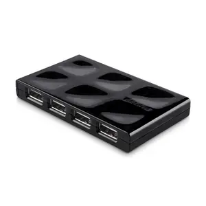 USB 2.0 Hub 7 Port black external USB 2.0 Hub 7 Port black external
