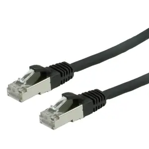 Patch Cable RJ-45 S/FTP Cat6 Black 10m Patch Cable RJ-45 S/FTP Cat6 Black 10m