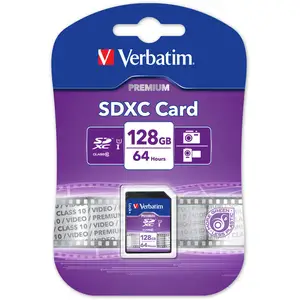 SDXC 128 GB memory card UHS-I/Class 10 SDXC 128 GB memory card UHS-I/Class 10
