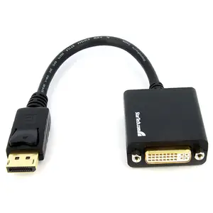 DisplayPort/DVI Adapter Stecker/Buchse Schwarz 0,15 m DisplayPort/DVI Adapter Stecker/Buchse Schwarz 0,15 m