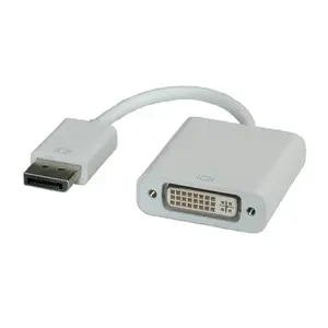 DisplayPort zu DVI Adapter Stecker/Buchse Weiß DisplayPort zu DVI Adapter Stecker/Buchse Weiß