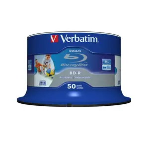 BD-R 25GB 6x 50er Speed Spindel Wide Inkjet printable BD-R 25GB 6x 50er Speed Spindel Wide Inkjet printable