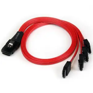 SFF-8087 MINI SAS AUF 4X SATA SFF-8087 MINI SAS AUF 4X SATA