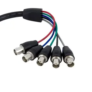 VGA auf 5xBNC RGBHV Kabel Stecker/Buchse Schwarz 0,3 m VGA auf 5xBNC RGBHV Kabel Stecker/Buchse Schwarz 0,3 m