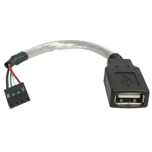 USB Kabel USB-A/4-Pin-USB-Header Buchse/Buchse 0,15m USB Kabel USB-A/4-Pin-USB-Header Buchse/Buchse 0,15m