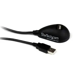 USB Kabel USB-A/USB-A Männlich/Weiblich Schwarz 1,5m USB Kabel USB-A/USB-A Männlich/Weiblich Schwarz 1,5m