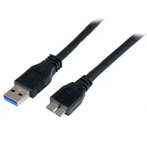 USB 3.0 Kabel A/Micro B Schwarz 1m USB 3.0 Kabel A/Micro B Schwarz 1m