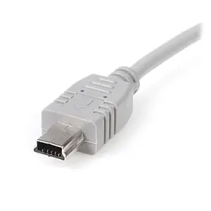 Mini USB 2.0 Kabel grau 15cm Mini USB 2.0 Kabel grau 15cm