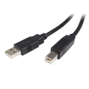 USB Kabel USB-A/USB-B Männlich/Männlich Schwarz 3m USB Kabel USB-A/USB-B Männlich/Männlich Schwarz 3m
