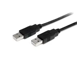 USB 2.0 Kabel A/A Stecker/Stecker schwarz 1m USB 2.0 Kabel A/A Stecker/Stecker schwarz 1m