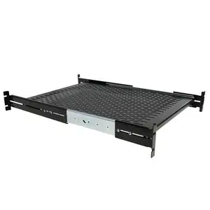 2HE ausziehbarer Rack-Fachboden belüftet 2HE ausziehbarer Rack-Fachboden belüftet