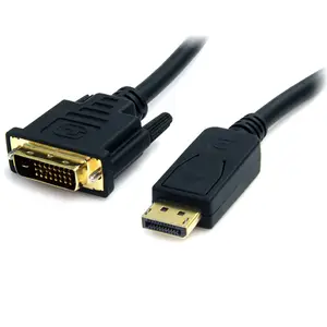 DisplayPort/DVI Adapterkabel Stecker/Stecker Schwarz 1,8 m DisplayPort/DVI Adapterkabel Stecker/Stecker Schwarz 1,8 m