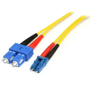 LWL Patchkabel LC/SC 9/125µm Stecker/Stecker Gelb 1m LWL Patchkabel LC/SC 9/125µm Stecker/Stecker Gelb 1m