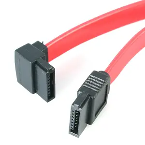 SATA Linksgewinkeltes Datenkabel SATA7-pin/SATA7-pin Stecker/Stecker Rot 30cm SATA Linksgewinkeltes Datenkabel SATA7-pin/SATA7-pin Stecker/Stecker Rot 30cm