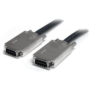 Infiniband SCSI SAS Kabel extern SFF-8470/SFF8470 Stecker/Stecker Schwarz 2m