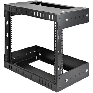 8HE 19 Open Frame Geräte Rack Wandmontagefähig Tiefenverstellbar 8HE 19 Open Frame Geräte Rack Wandmontagefähig Tiefenverstellbar