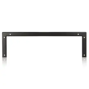 19" 4HE vertikales Wandmontage Rack schwarz 19" 4HE vertikales Wandmontage Rack schwarz
