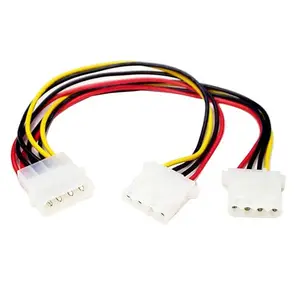 LP4 auf 2x LP4 Power Y Splitter Kabel Stecker/2x Buchse LP4 auf 2x LP4 Power Y Splitter Kabel Stecker/2x Buchse
