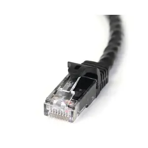 Patchkabel RJ-45 U/UTP Cat6 schwarz 3m Patchkabel RJ-45 U/UTP Cat6 schwarz 3m