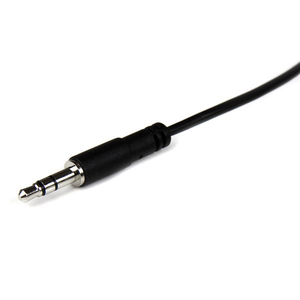 StarTech Audioextensionscable cinch 3,5mm plug/socket black 1m