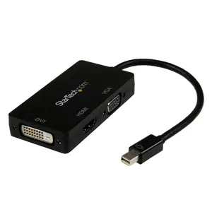 StarTech Mini-DisplayPort to VGA/DVI/HDMI adaptor black StarTech Mini-DisplayPort to VGA/DVI/HDMI adaptor black