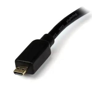 StarTech Micro-HDMI/VGA adaptor plug/socket black StarTech Micro-HDMI/VGA adaptor plug/socket black
