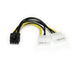 Stromkabel Adapter LP4 auf 8-Pin PCI Express Grafikkarten Stromkabel 15cm Stromkabel Adapter LP4 auf 8-Pin PCI Express Grafikkarten Stromkabel 15cm