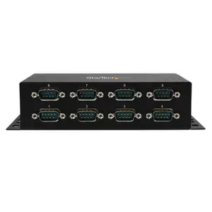 8 Port USB auf Seriell Adapter Hub DIN-Schienen/Wandmontagefähig USB/8xDB-9 Schwarz 8 Port USB auf Seriell Adapter Hub DIN-Schienen/Wandmontagefähig USB/8xDB-9 Schwarz