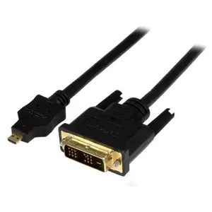 Micro HDMI auf DVI Adapterkabel Stecker/Stecker Schwarz 2m Micro HDMI auf DVI Adapterkabel Stecker/Stecker Schwarz 2m