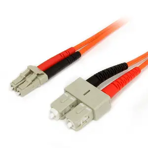 LWL Patchkabel 62,5/125µm LC/SC Stecker/Stecker Orange 1m LWL Patchkabel 62,5/125µm LC/SC Stecker/Stecker Orange 1m