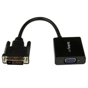 StarTech DVI-D/VGA adaptor plug/socket black StarTech DVI-D/VGA adaptor plug/socket black