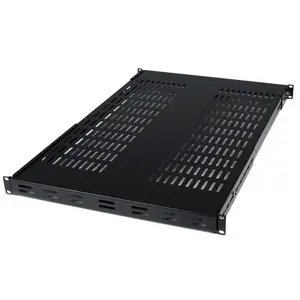 19" Schwerlast Fachboden tiefenverstellbar für Serverschrank mit Lüftungsschlitzen 19" Schwerlast Fachboden tiefenverstellbar für Serverschrank mit Lüftungsschlitzen